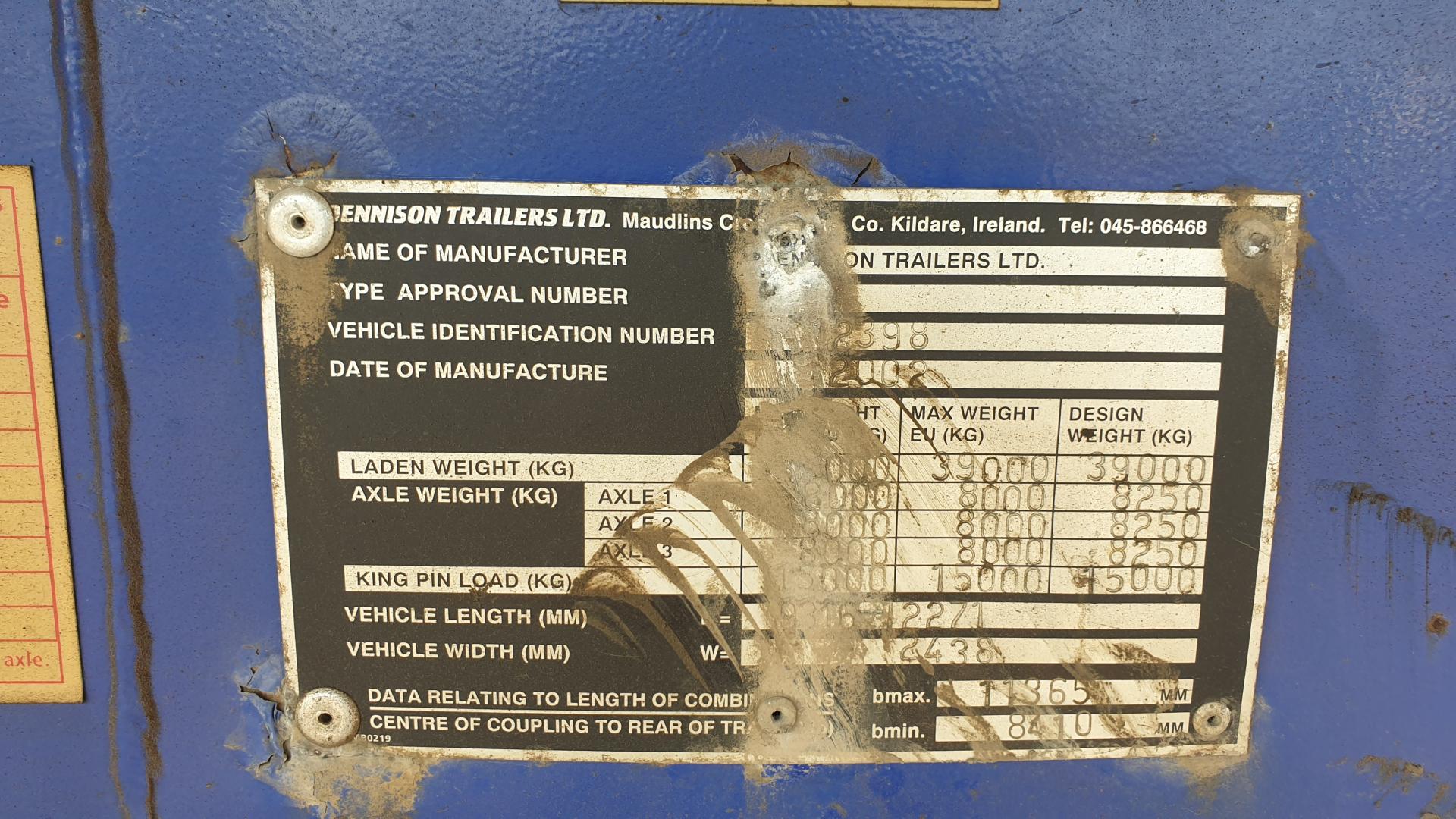 Dennison TRI AXLE (ROR)