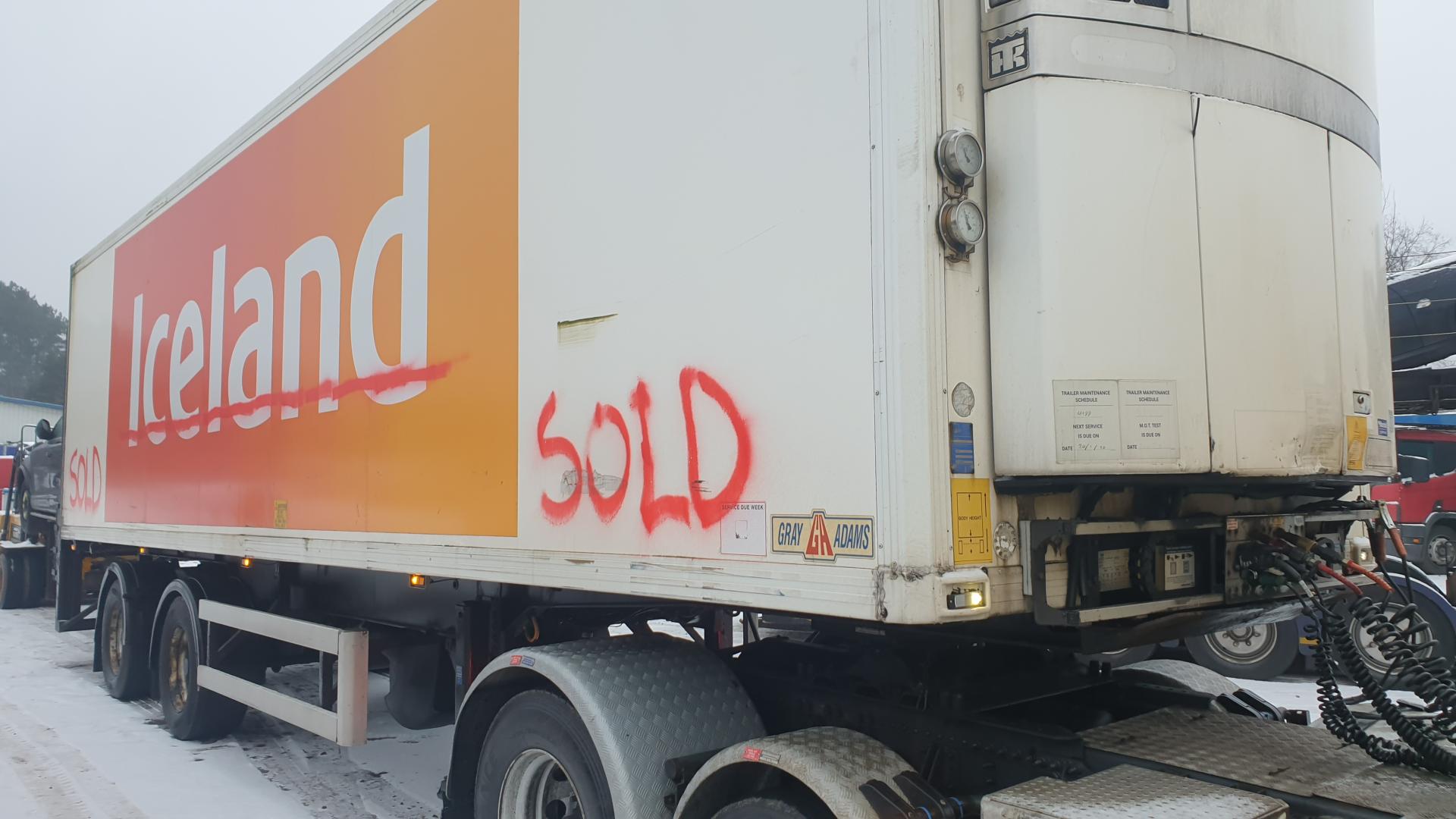 Gray & Adams Fridge trailer