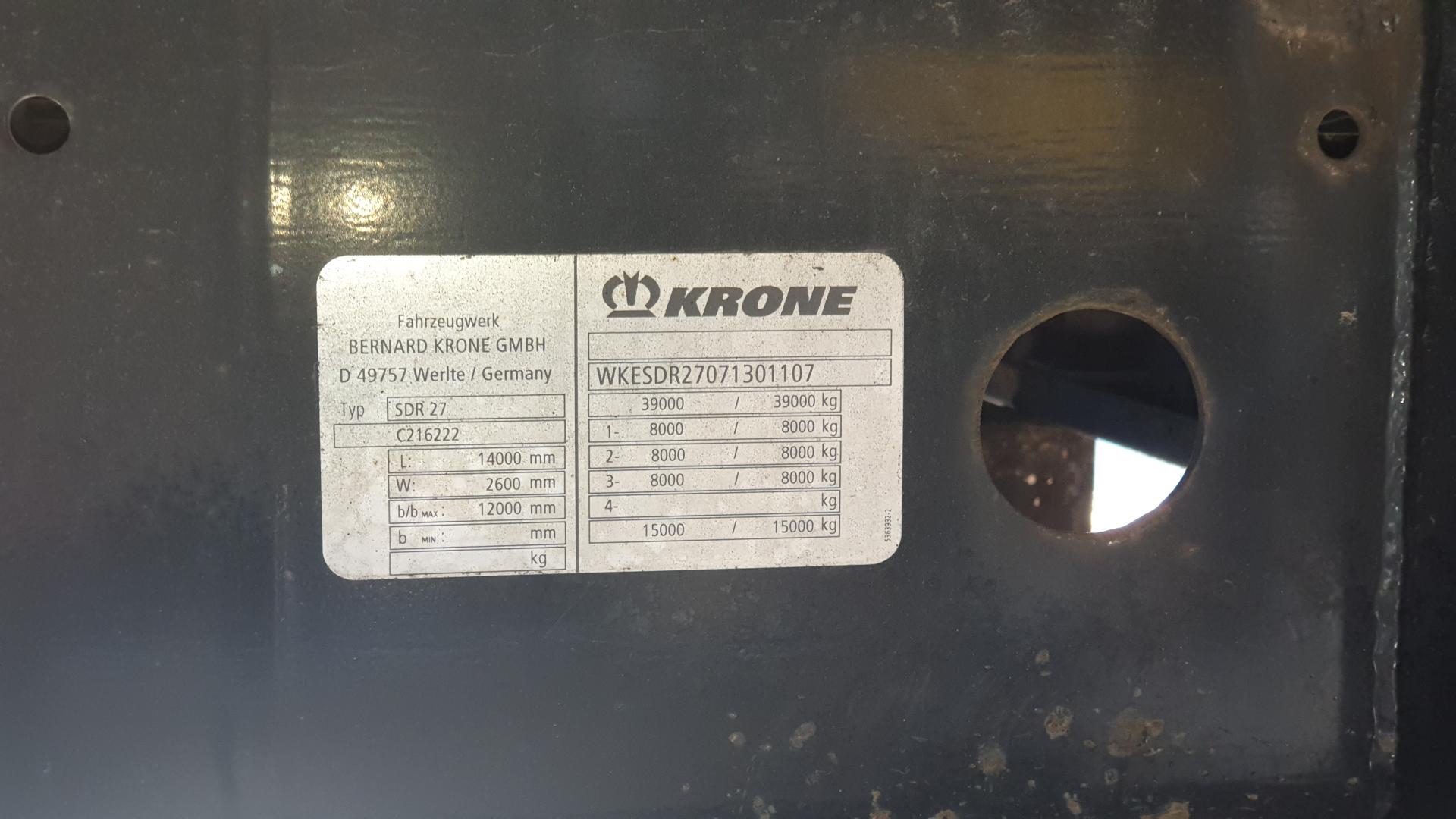 Krone SDR 27